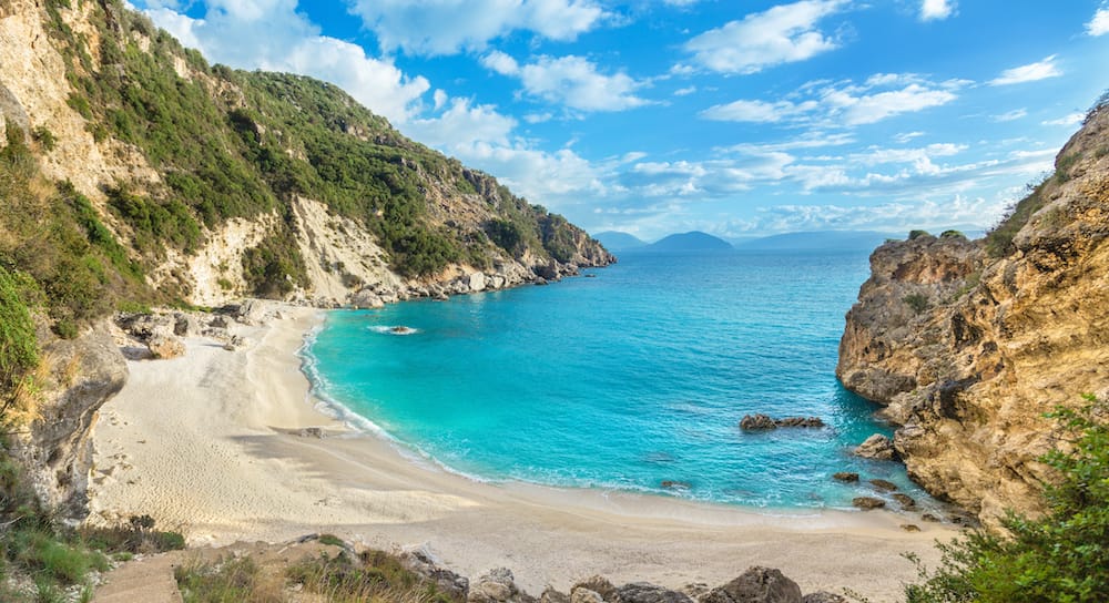 Beach weather in Agiofili Beach, Lefkada, Greece in March