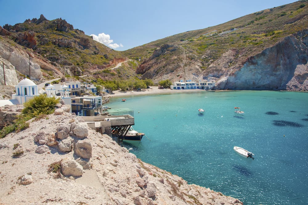 Beach weather forecast for Firopotamos Beach, Milos, Greece