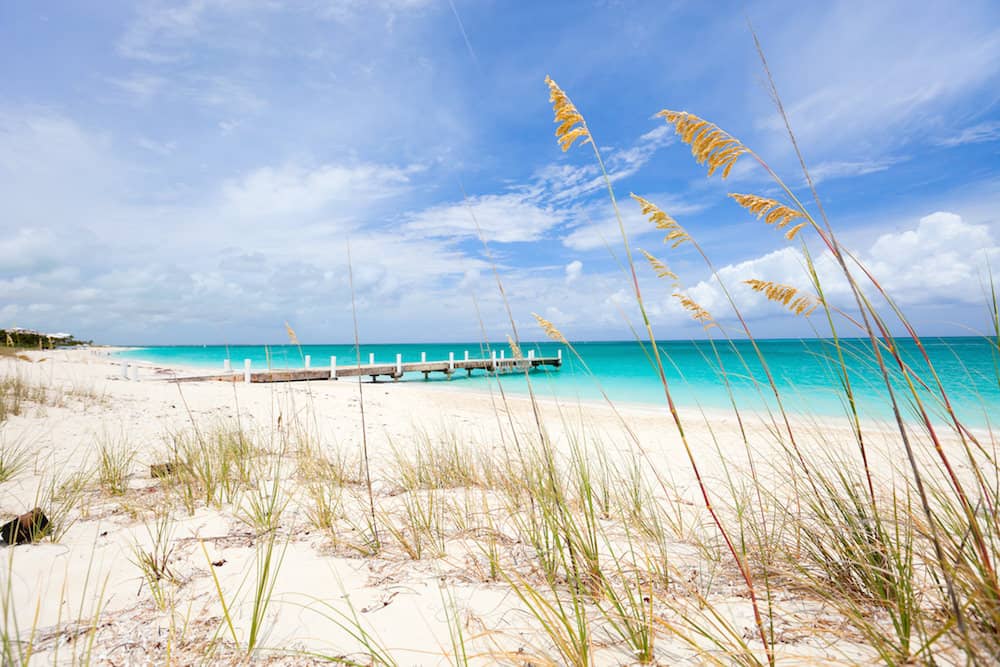 Beach weather in Grace Bay Beach, Providenciales Island, Turks and