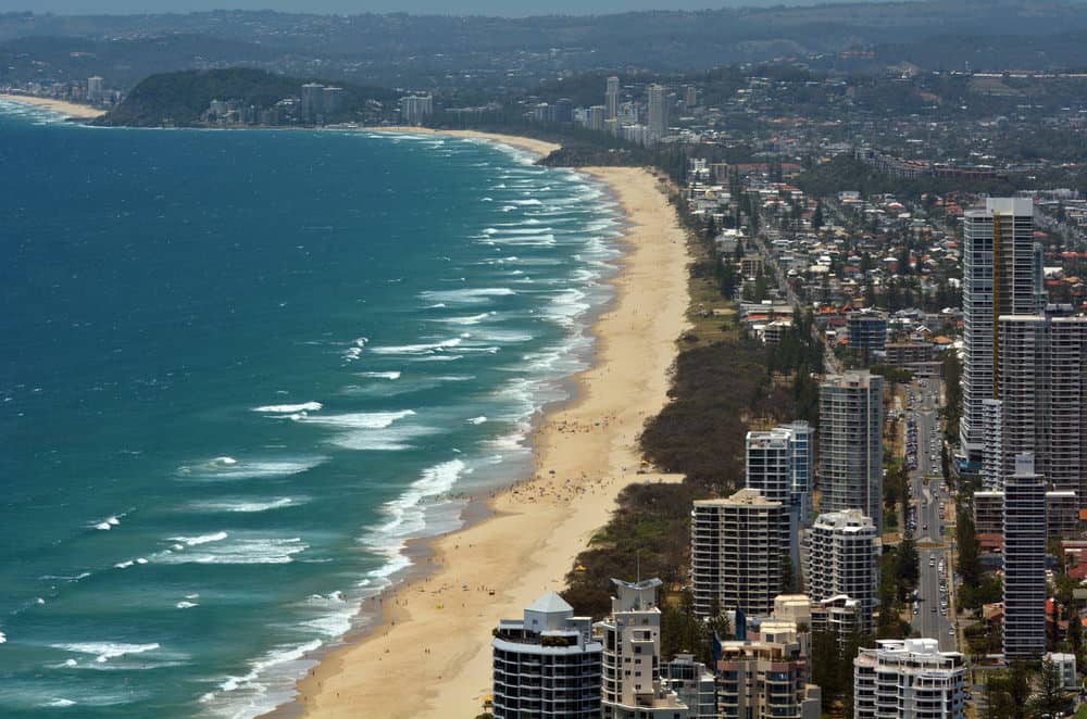 Beach Weather In Surfers Paradise Gold Coast Australia In November