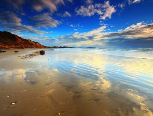 Moeraki Boulders Beach, New Zealand